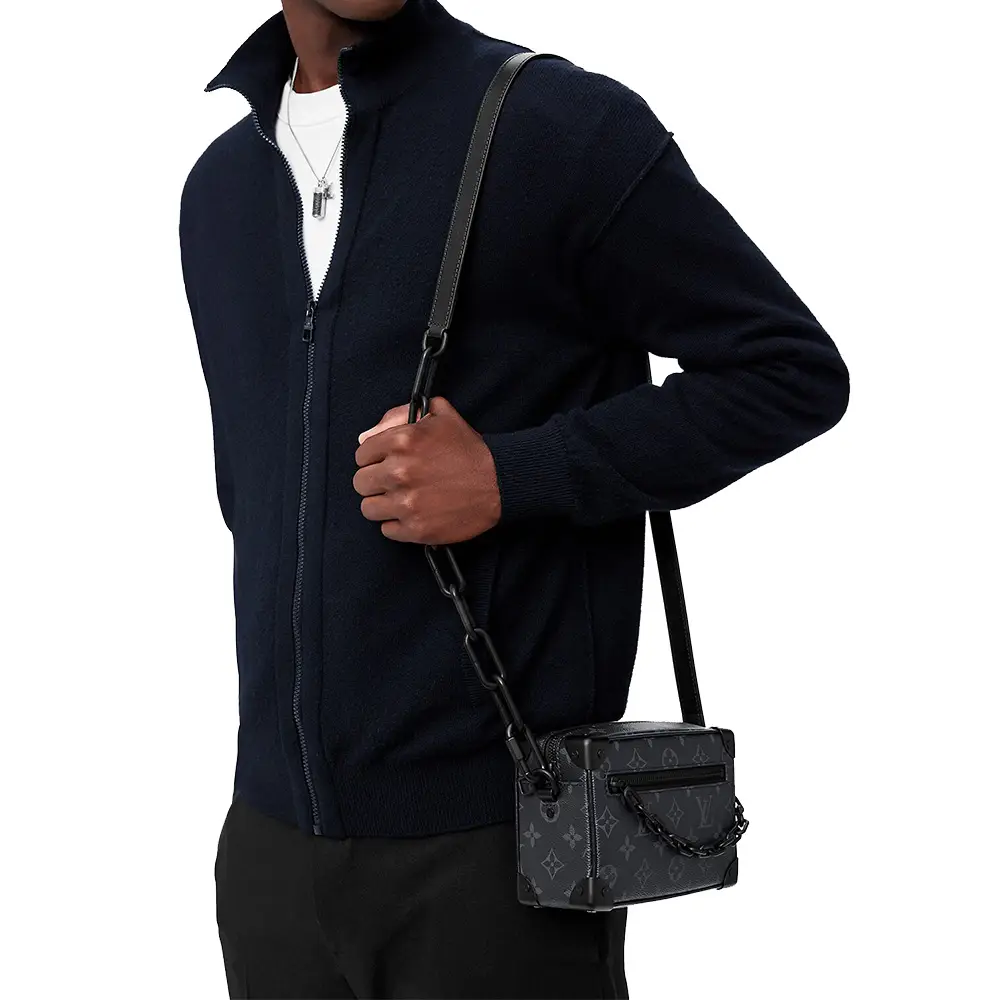 Louis Vuitton Mini Soft Trunk Monogram Eclipse Sling Bag