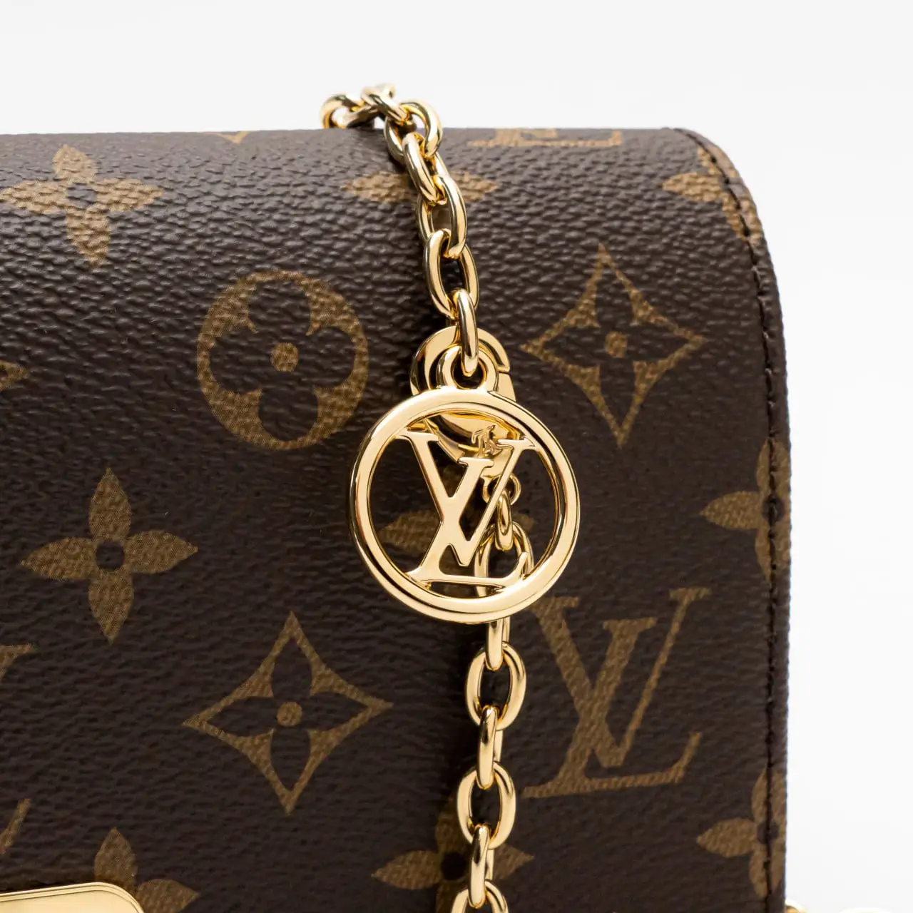 Louis Vuitton Wallet On Chain Lily Monogram Brown – voilà.id