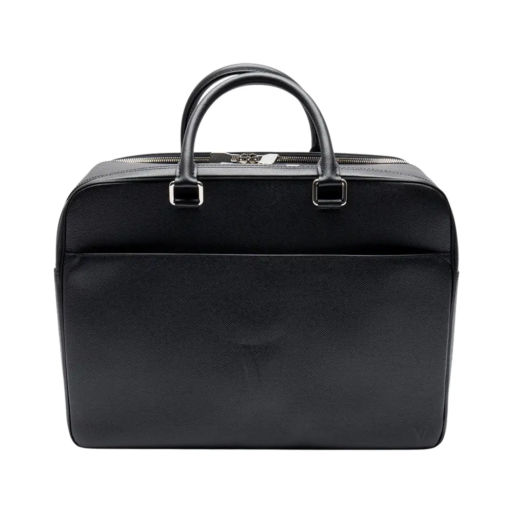 Louis Vuitton Overnight Briefcase Taiga Leather Black – voilà.id