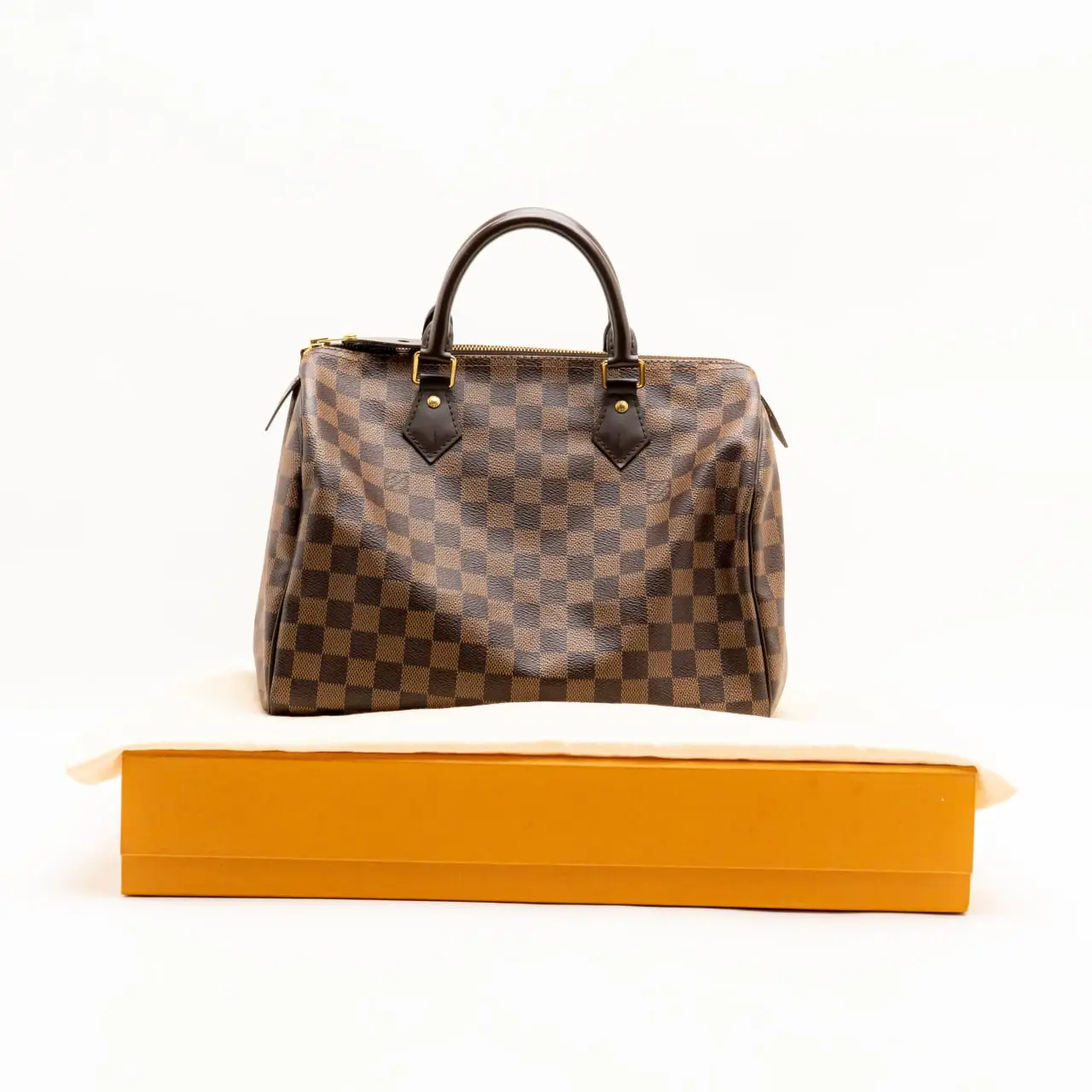 Louis Vuitton Speedy 30 Damier Ebene Brown – voilà.id