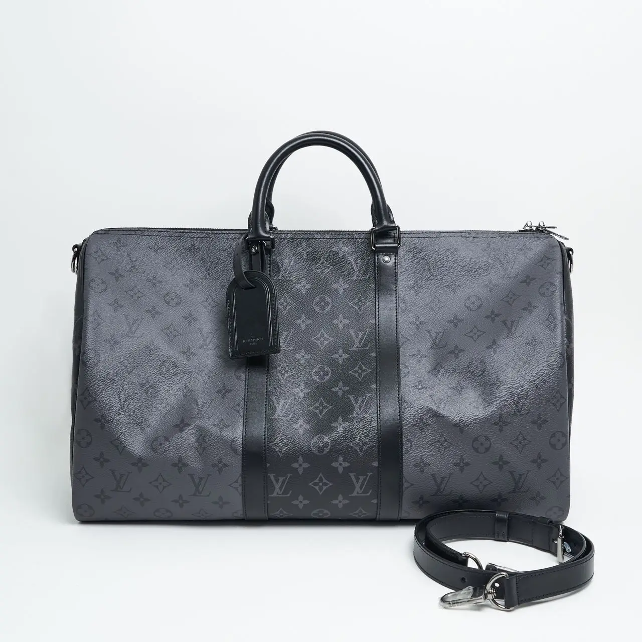Louis vuitton keepall monogram bandouliere 50 black deals