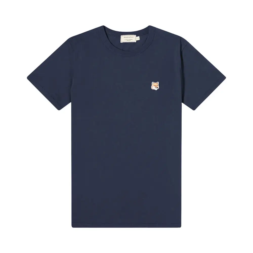 Maison Kitsuné Logo Gradient Oversized T-Shirt Navy – voilà.id Maison Kitsuné Logo Gradient Oversized T-Shirt Navy – voilà.id