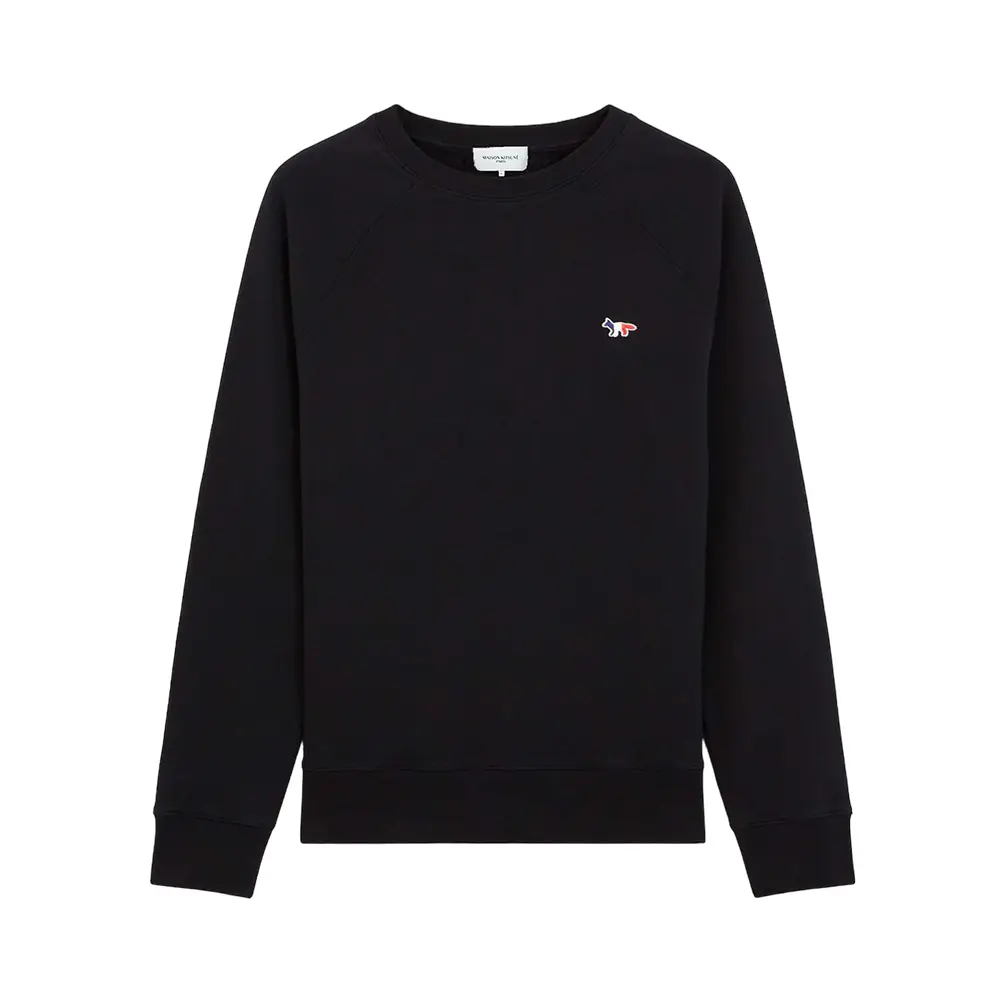 Fred Perry Logo Graphic Embroidered Sweatshirt Navy – voilà.id