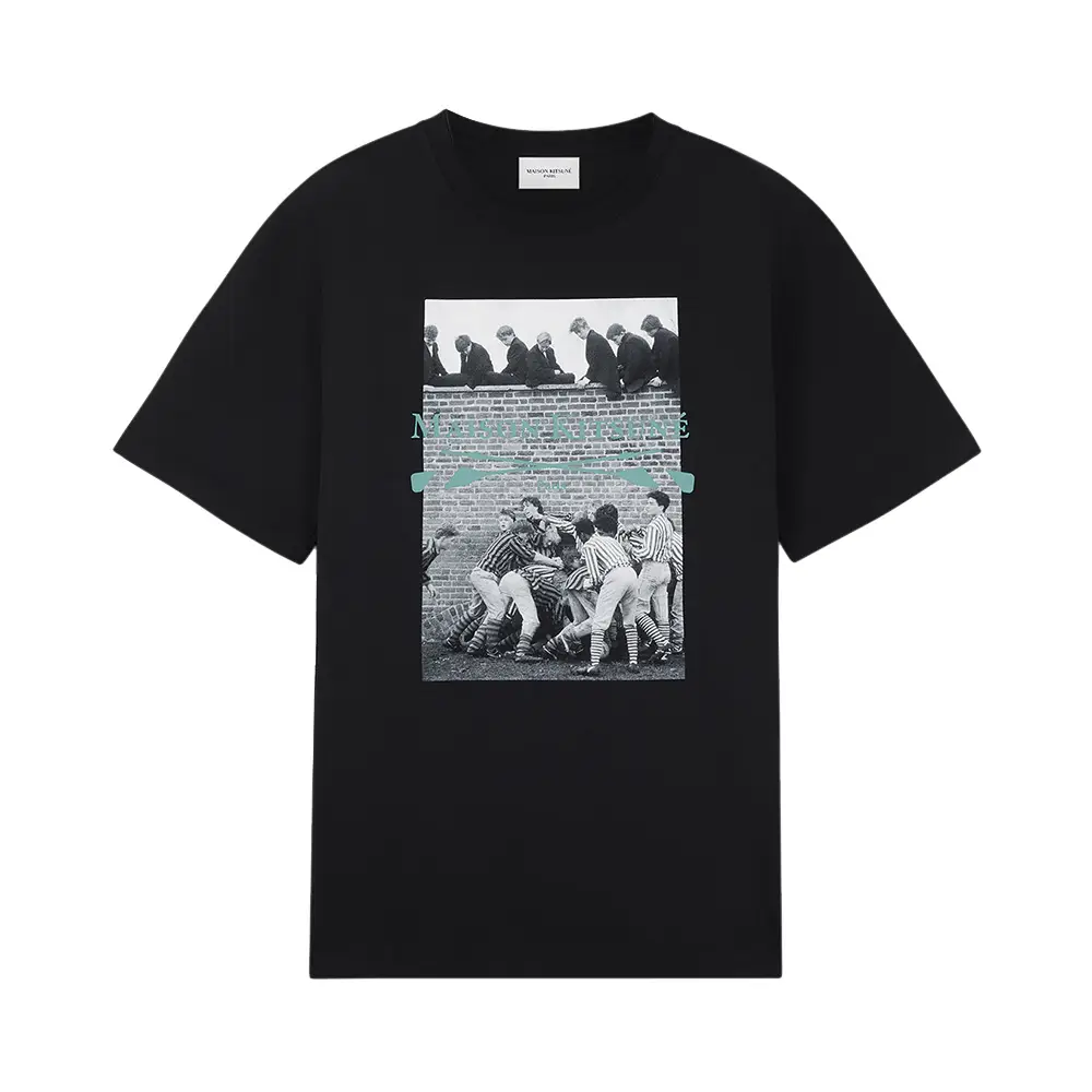MAISON KITSUNE / The Eton Boys Photograph Tee/Tシャツ/M/コットン/BLK/LM00116KJ0118 2product-LM00116KJ0118-P199-