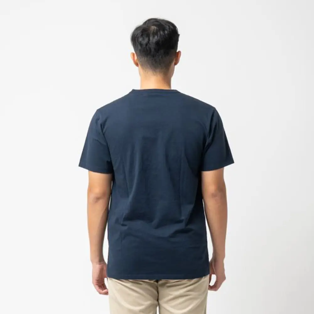 Maison Kitsune Fox Head Patch T-Shirt Navy – voilà.id