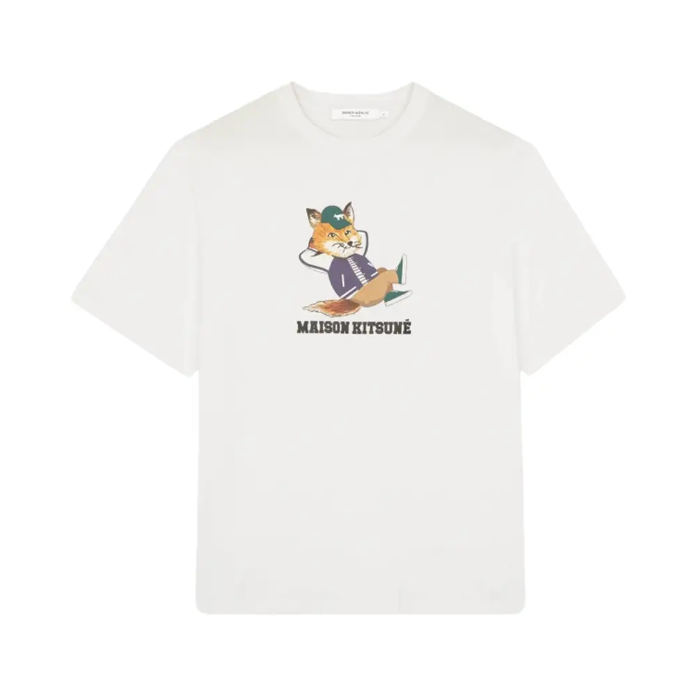 Maison Kitsune Dressed Fox Easy T-Shirt White – voilà.id Maison Kitsune Dressed Fox Easy T-Shirt White – voilà.id