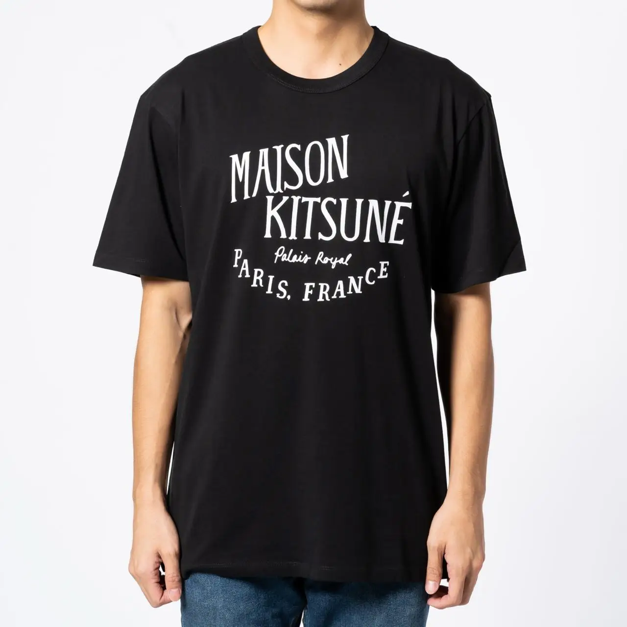 Maison Kitsune Palais Royal Classic T-Shirt Black – voilà.id