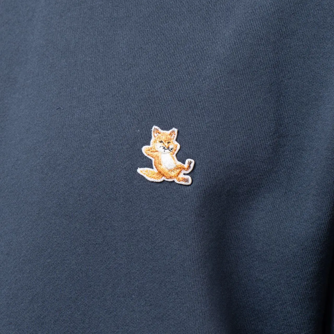 ★関税込★Maison Kitsune★Chillax Fox Patch Classic T Navy CHILLAX FOX PATCH REGULAR TEE-SHIRT | Maison Kitsuné