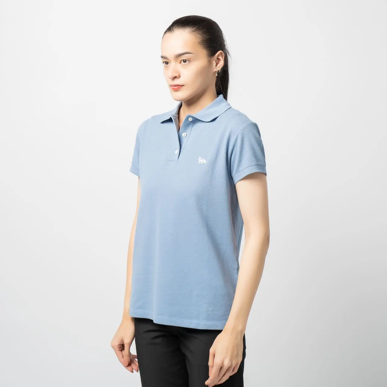 Maison Kitsunè Baby Fox Patch Regular Polo Shirt Hampton