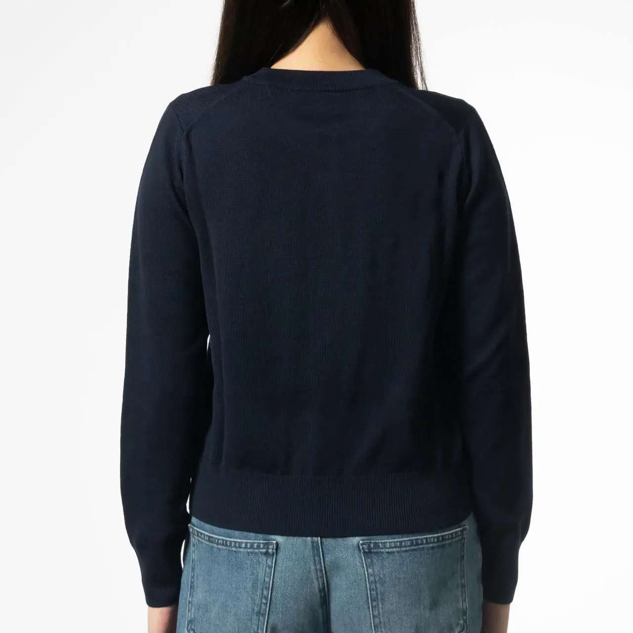 Maison Kitsunè Bold Fox Head Patch Regular Cardigan Navy Maison Kitsunè Bold Fox Head Patch Regular Cardigan Navy