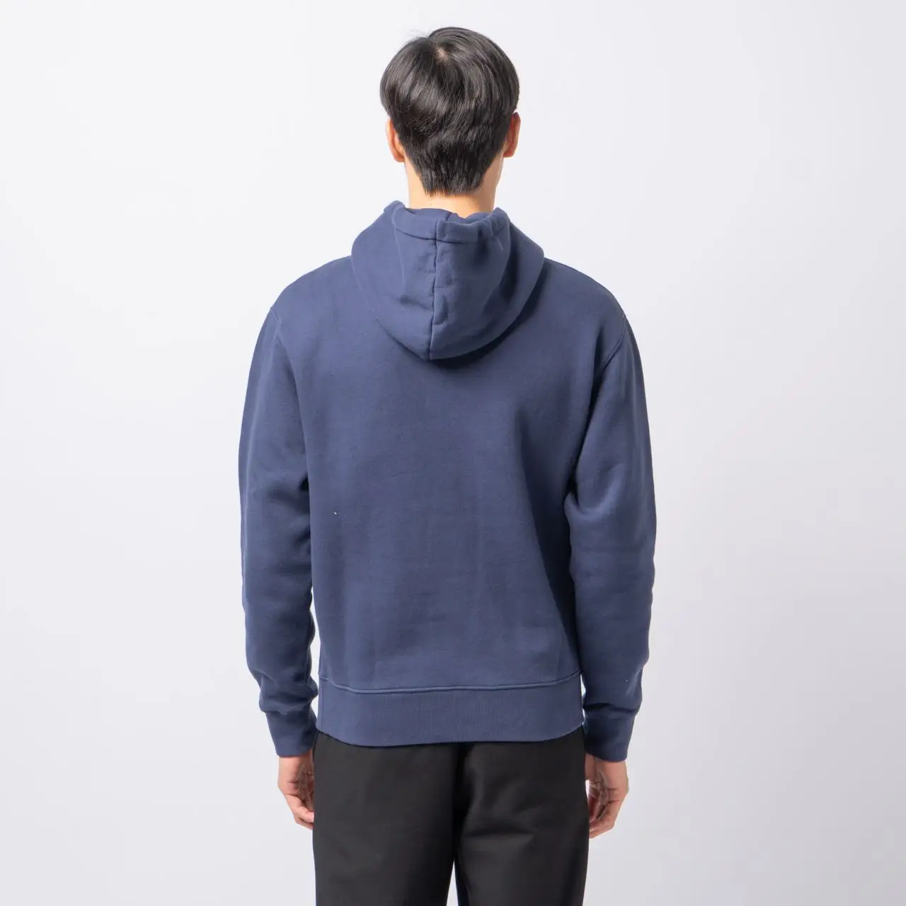 ☆関税込み☆【MAISON KITSUNE】BLUE COTTON HOODIE CHILLAX PATCH REGULAR HOODIE | Maison Kitsuné