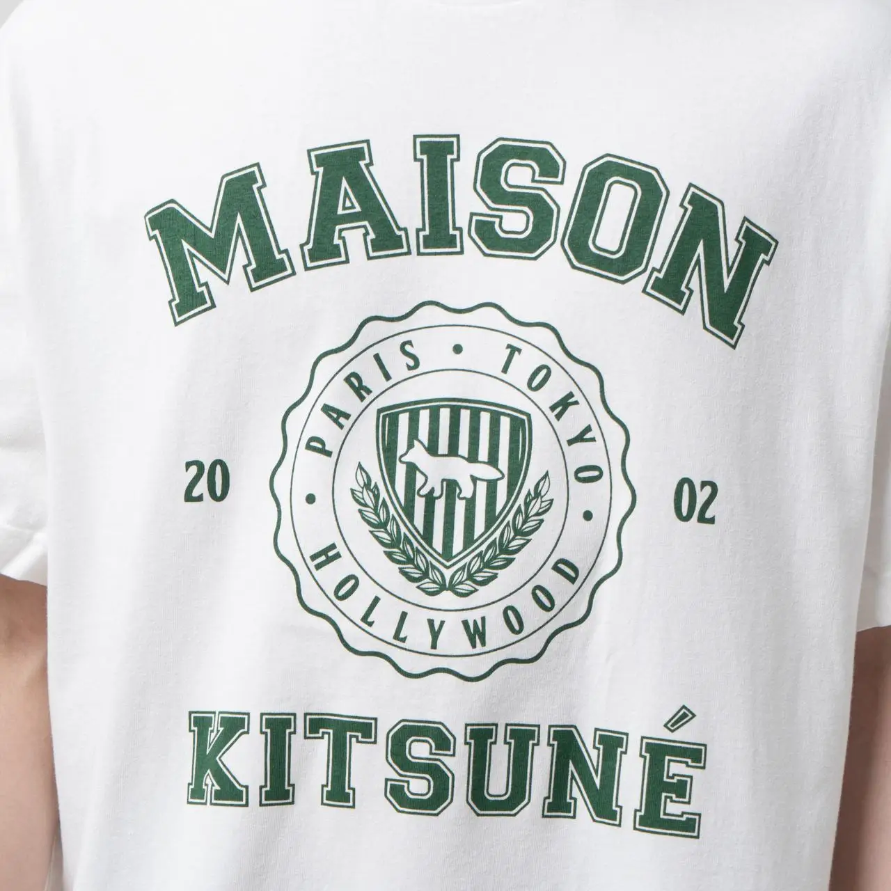 MAISON KITSUNE PALAIS  Tシャツ MAISON KITSUNE / TEE SHIRT PALAIS ROYAL Black | Dresswell online store