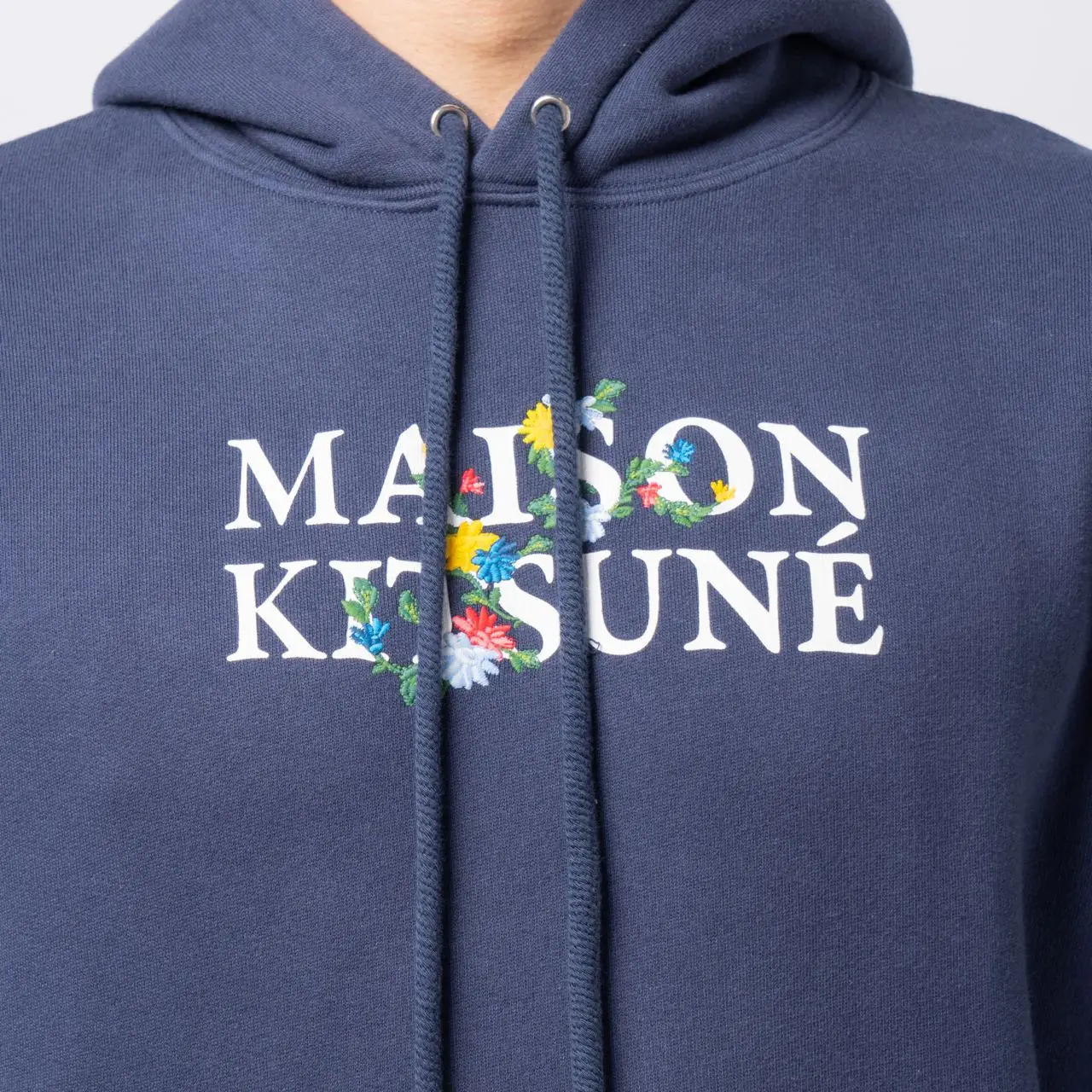 【Maison Kitsune】FLOWERS COMFORT HOODIE◆LM00708KM0307 Maglie Maison Kitsuné Flowers Comfort Hoodie Lm00708km0307
