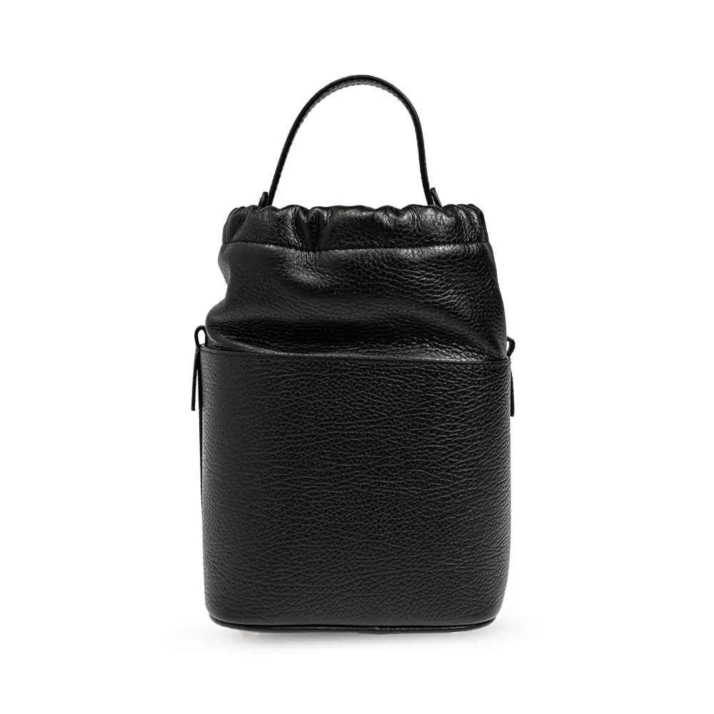 Maison Margiela 5AC Small Bucket Bag Grained Leather Black