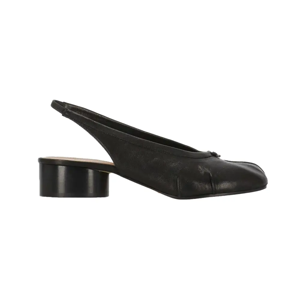 【maison margiela】 tabi 35 black Maison Margiela Tabi 35 New Ballerina Slingbacks Black – voilà.id