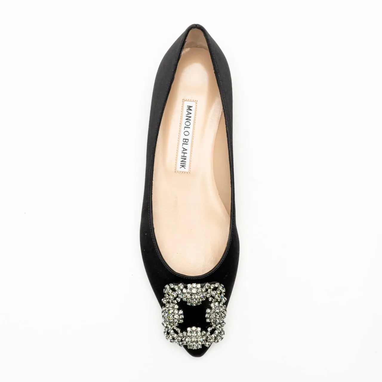 MANOLO BLAHNIK FLAT ウール MANOLO BLAHNIK マノロブラニク パンプス HANGISIFLAT OPAL