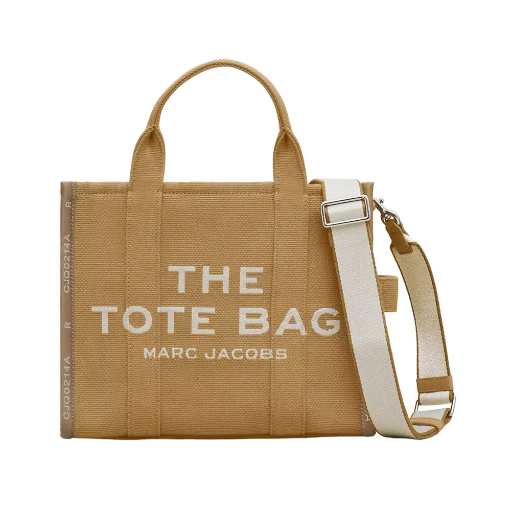 Marc Jacobs The Jacquard Medium Tote Bag Camel – voilà.id