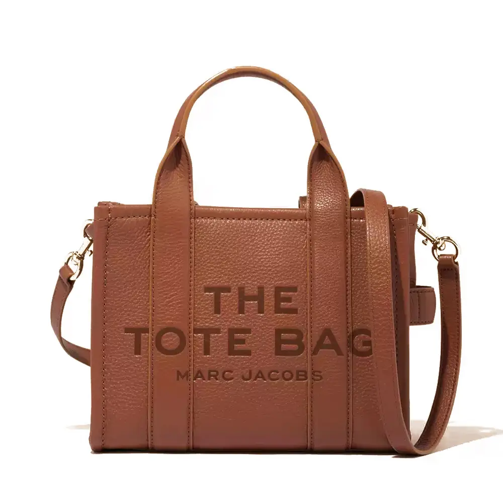 Marc Jacobs The Leather Small Tote Bag Camel – voilà.id