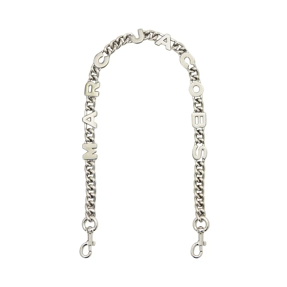 Marc Jacobs The Logo Chain Shoulder Strap Nickel – voilà.id