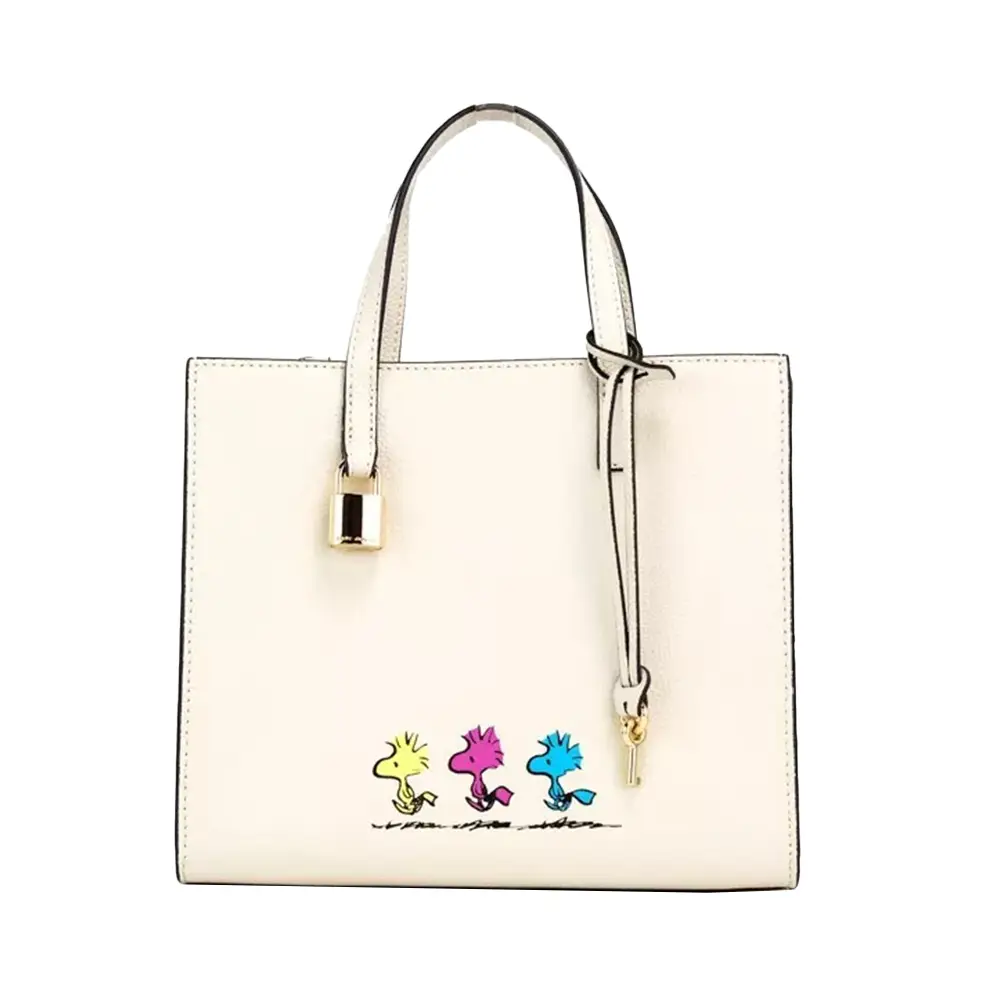 Marc Jacobs Peanuts Small Pebble Leather Woodstock Tote Crossbody