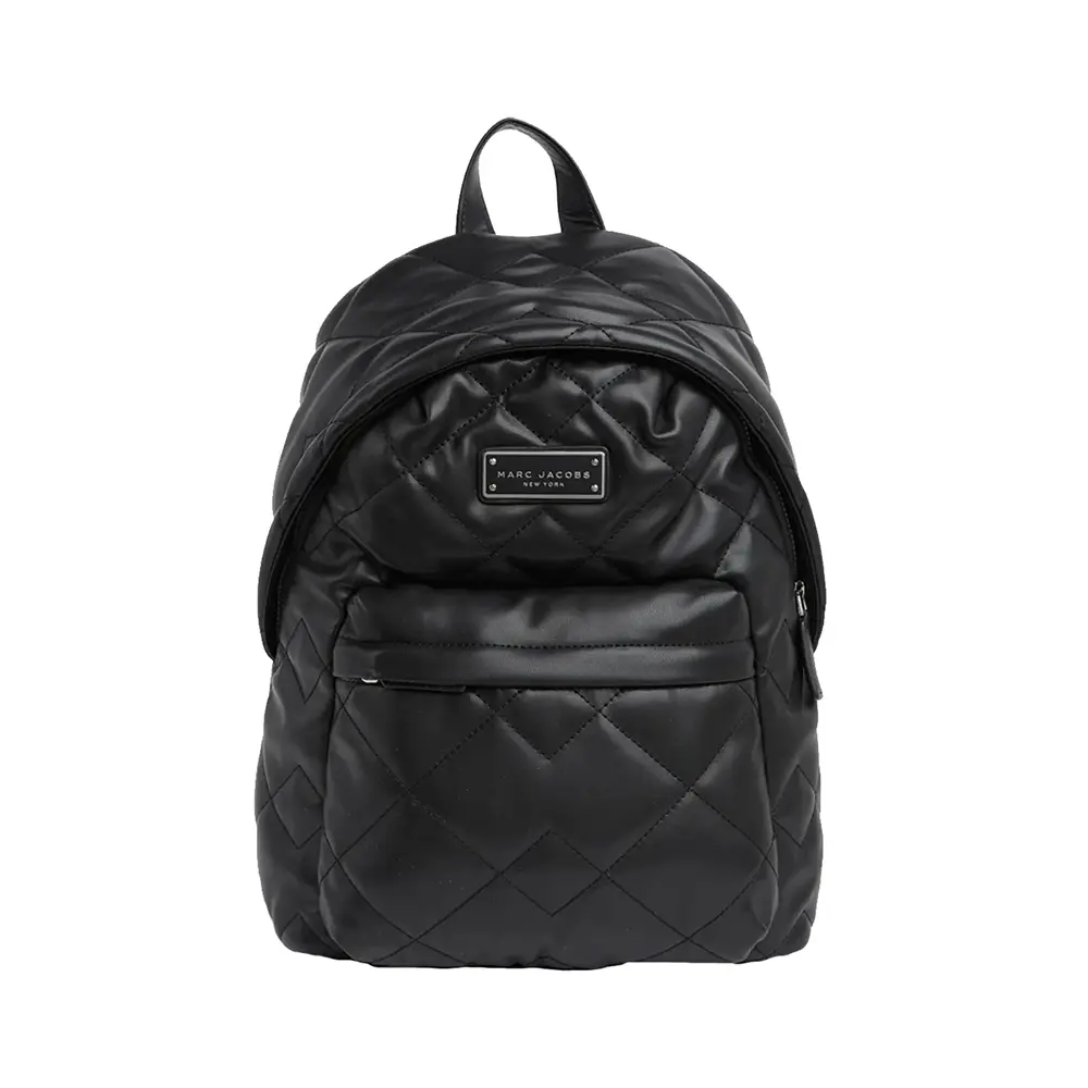Marc Jacobs Moto Quilted Leather Backpack Black – voilà.id