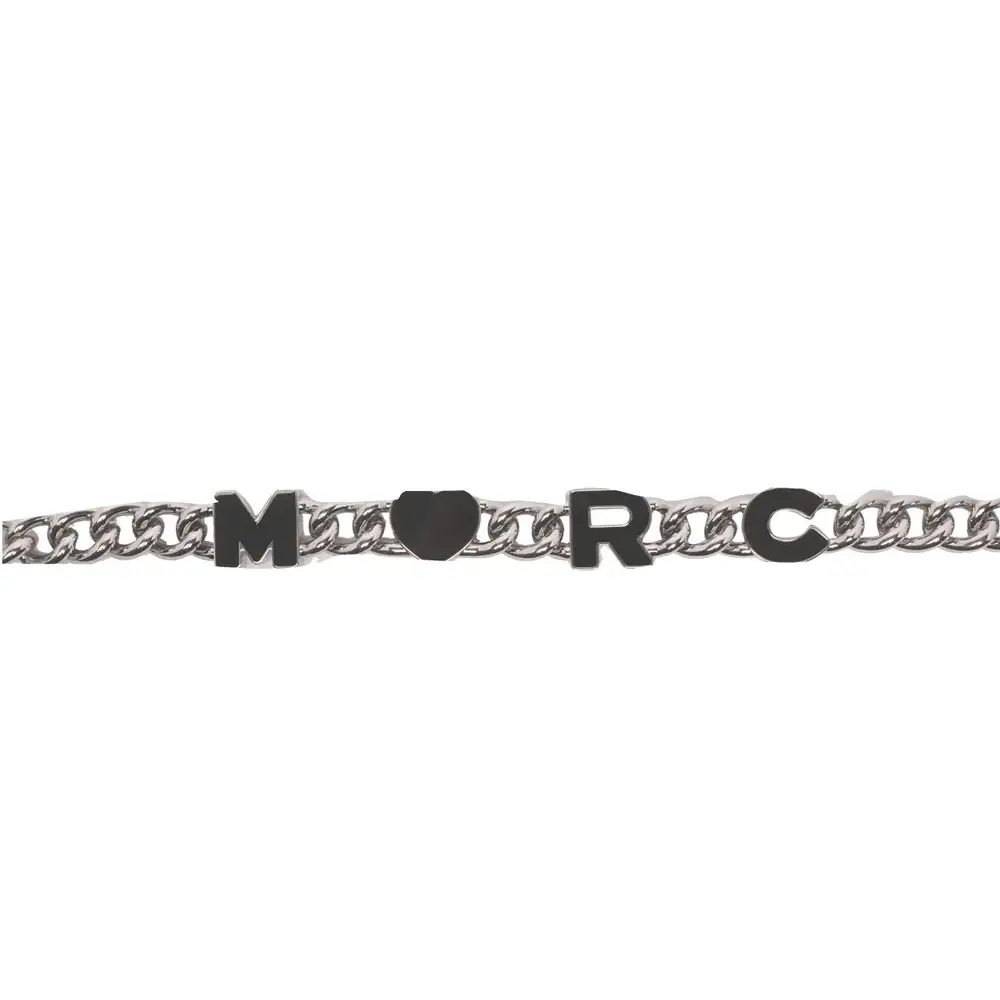 Marc Jacobs The Heart Charm Chain Shoulder Strap Black