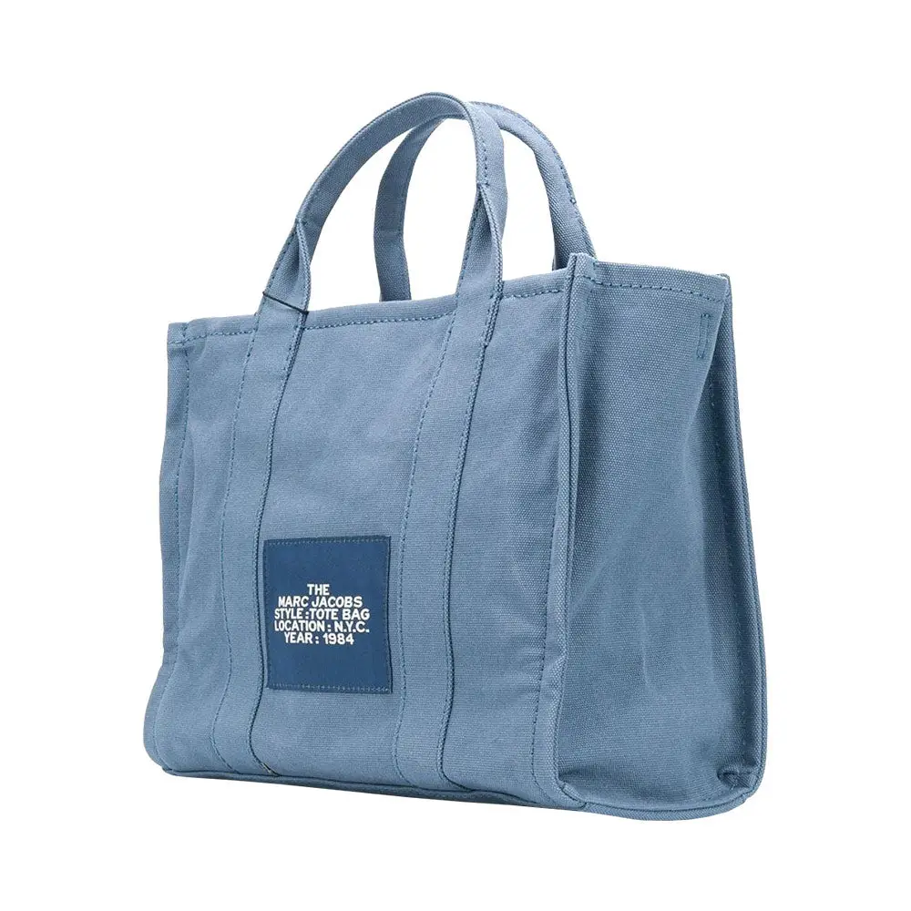 トートバッグ Marc Jacobs The medium tote bag blue in cotton 17017390_36486391_600.jpg