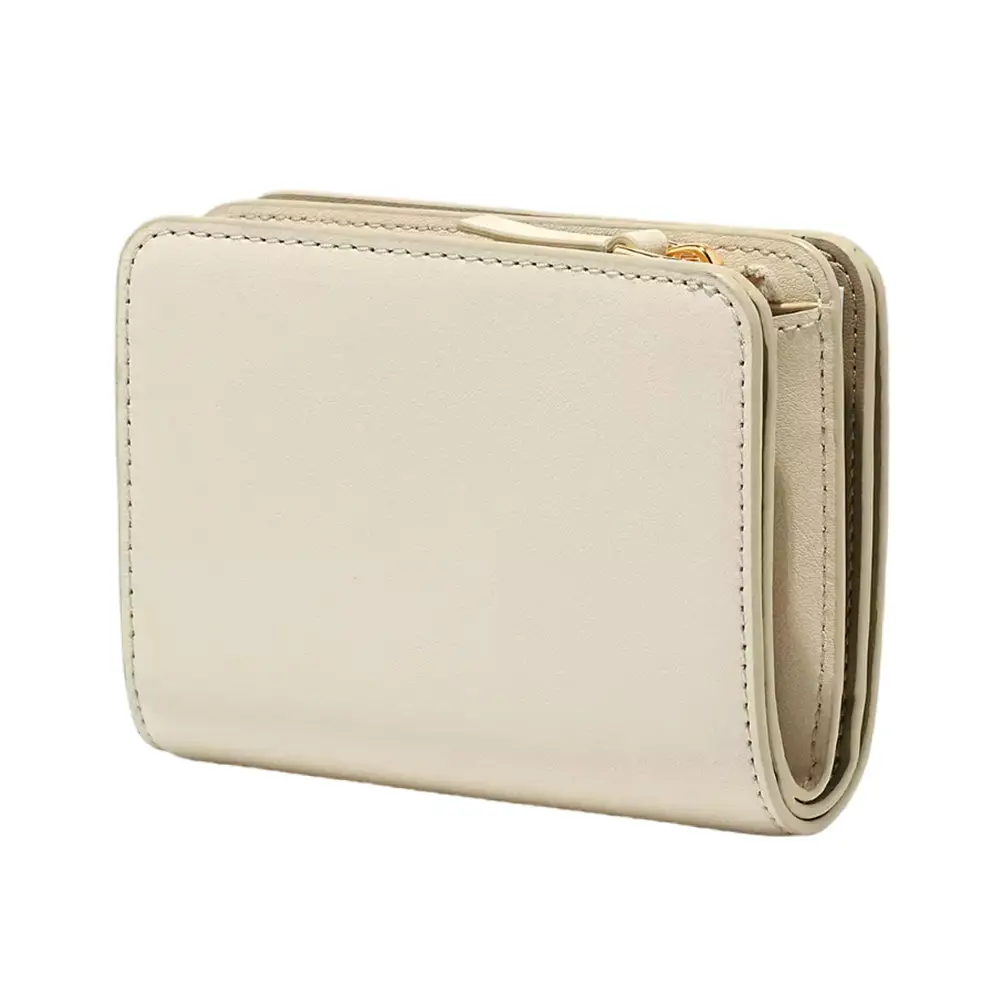 Marc Jacobs The J Marc Mini Compact Wallet Cloud White