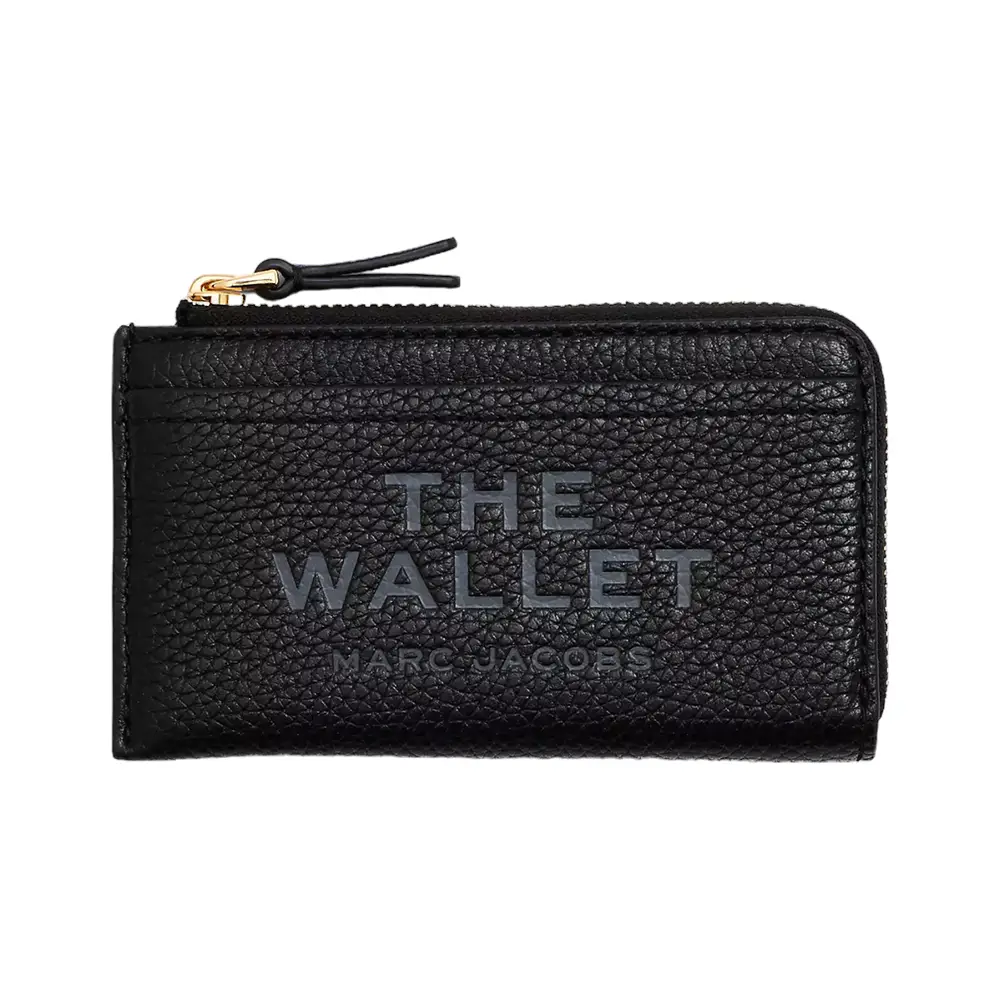 Marc Jacobs The Leather Top Zip Multi Wallet Black – voilà.id