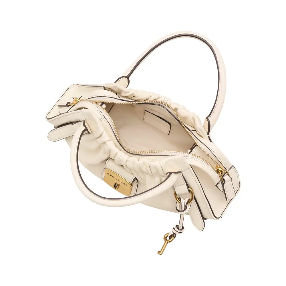 Marc Jacobs The Cristina Small Satchel Crossbody Bag Ivory – voilà.id