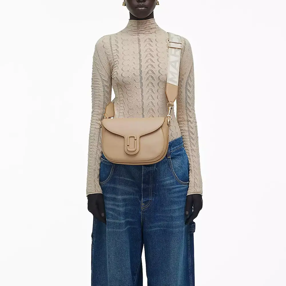 Marc Jacobs The J Marc Saddle Bag Camel – voilà.id