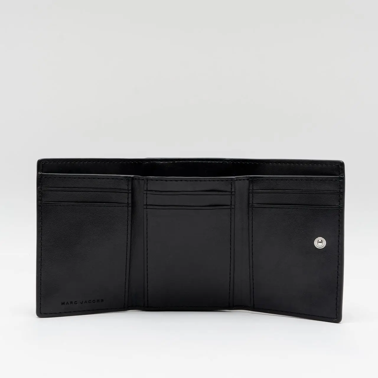 Marc jacobs black leather wallet sale