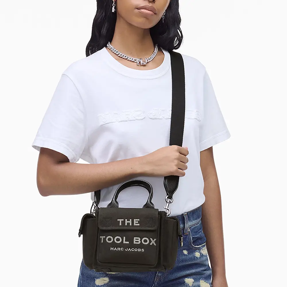 【Mark jacobs】 the box bag Marc Jacobs The Textured Box Bag - Black - Women|M0014841001