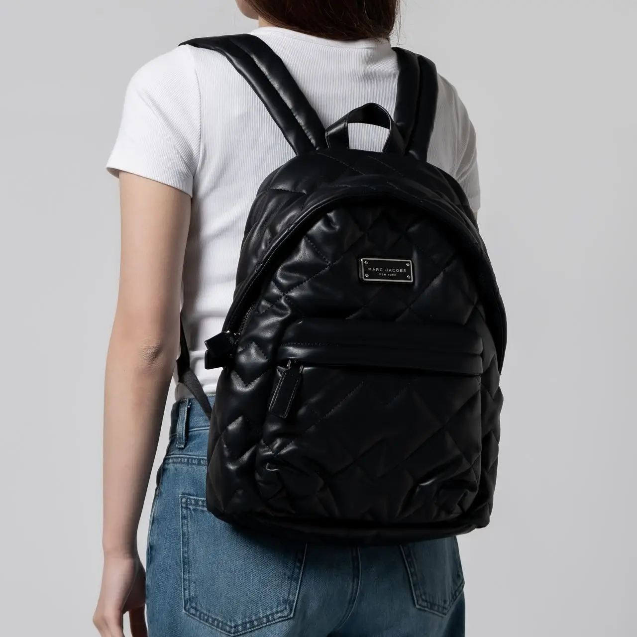 Marc jacobs large leather backpack sale