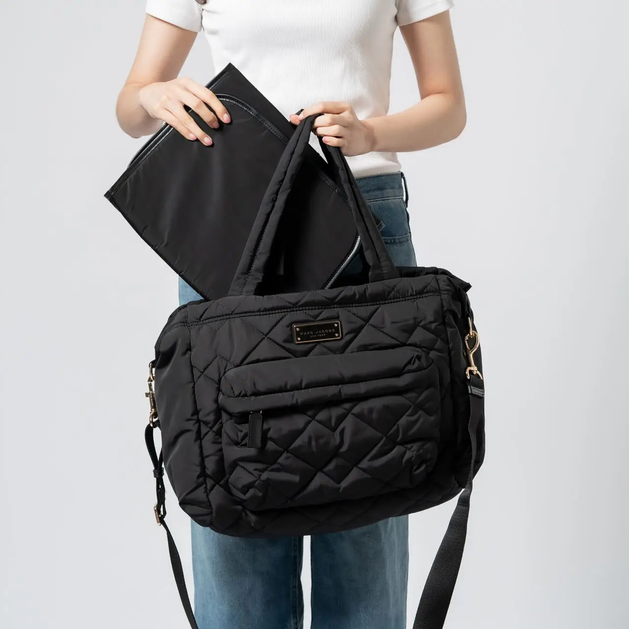 Marc jacobs quilted baby bag sale