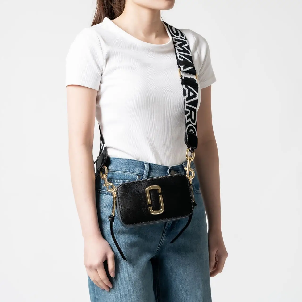 【国内即発】MARC JACOBS クロスボディバッグ 2S3HCR500H03 964 Bag Marc Jacobs The Snapshot black and white | H-Brands