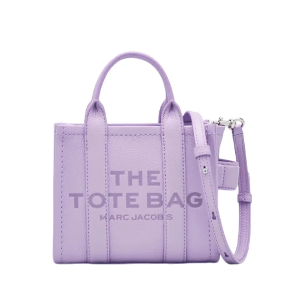 Marc Jacobs The Leather Mini Tote Bag Wisteria – voilà.id