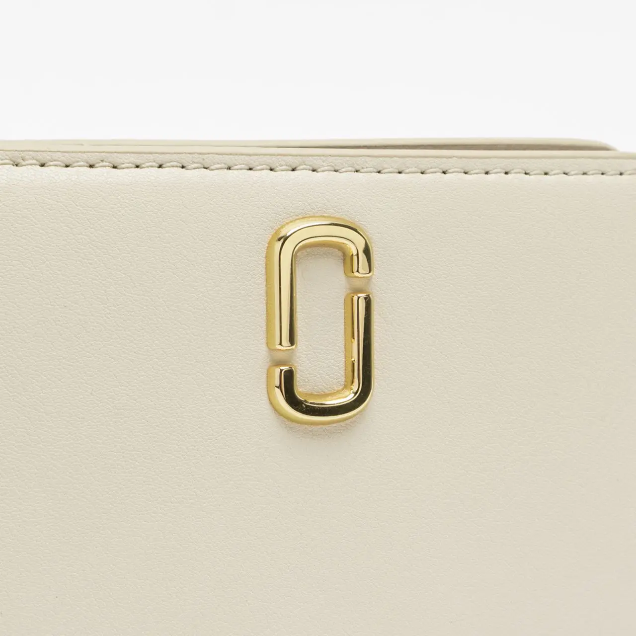 Marc Jacobs The J Marc Mini Compact Wallet Cloud White