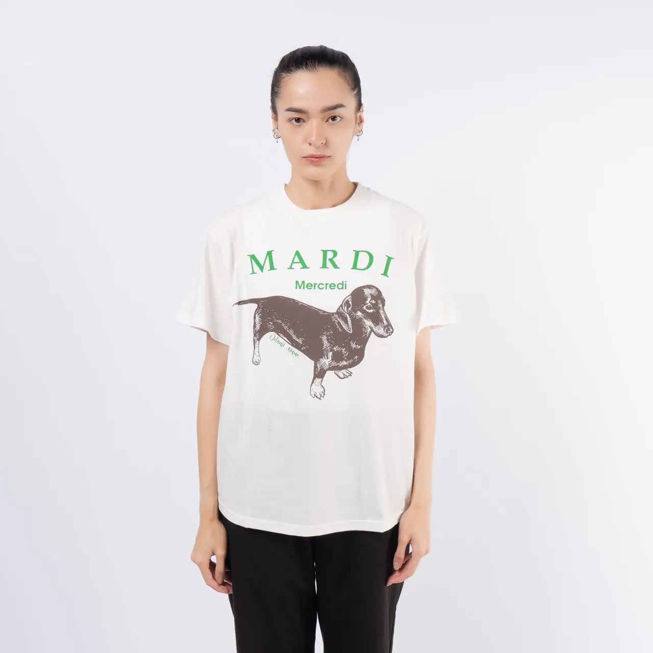 Mardi Mercredi Ddanji T-Shirt Ivory – voilà.id