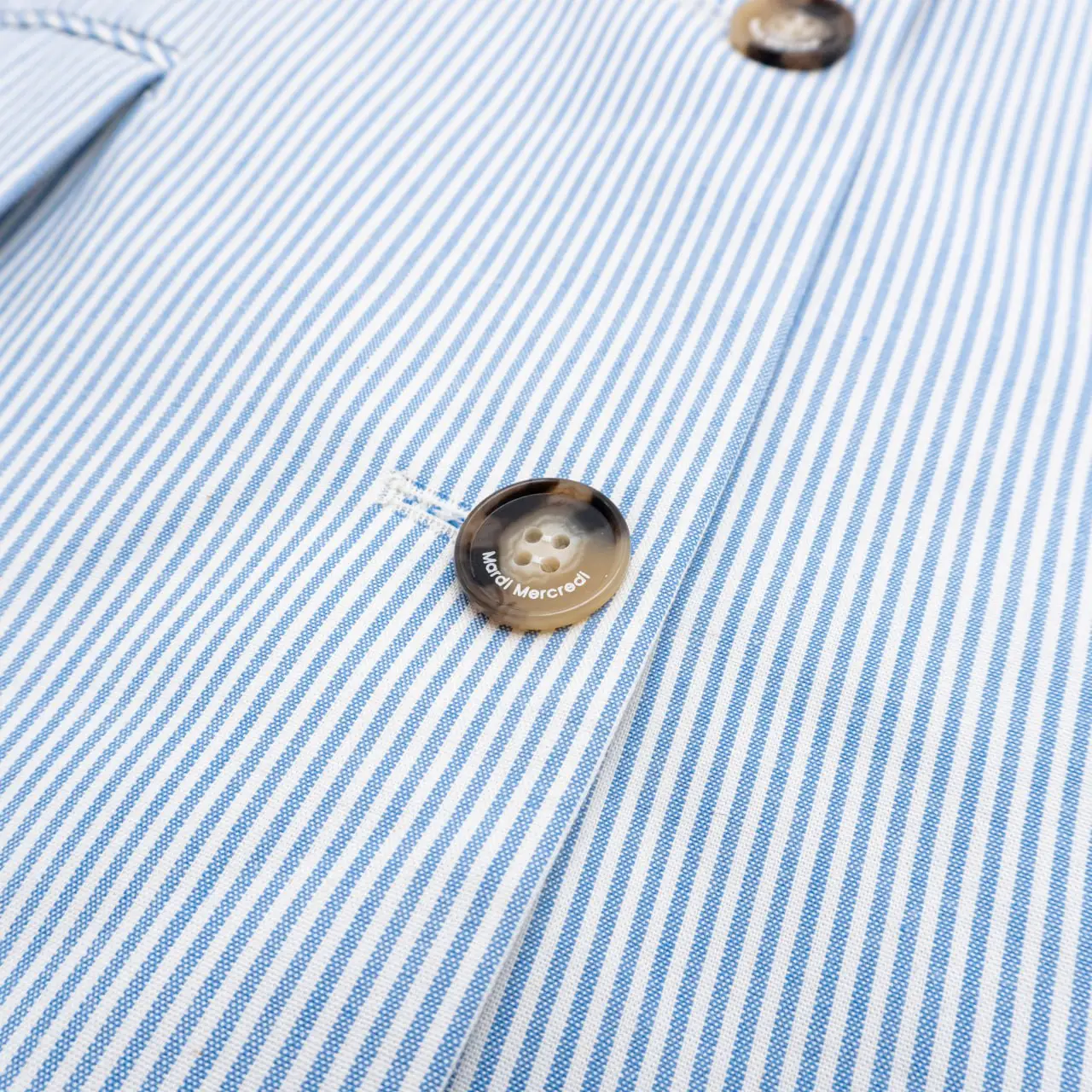 レディース Mardi Mercredi OXFORD JACKET STRIPE M