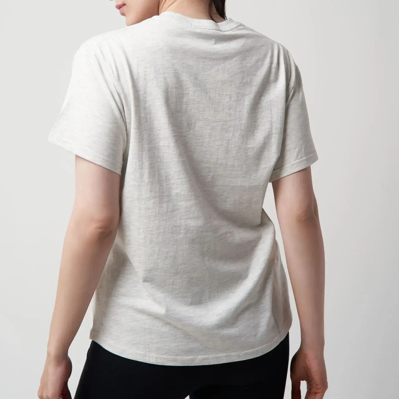 Mardi Mercredi Univ T-Shirt Oatmeal/Black – voilà.id