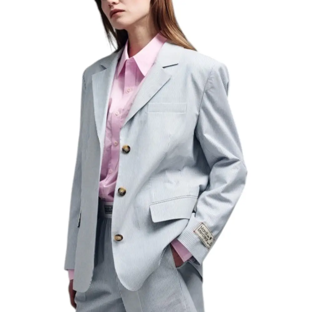 レディース Mardi Mercredi OXFORD JACKET STRIPE M