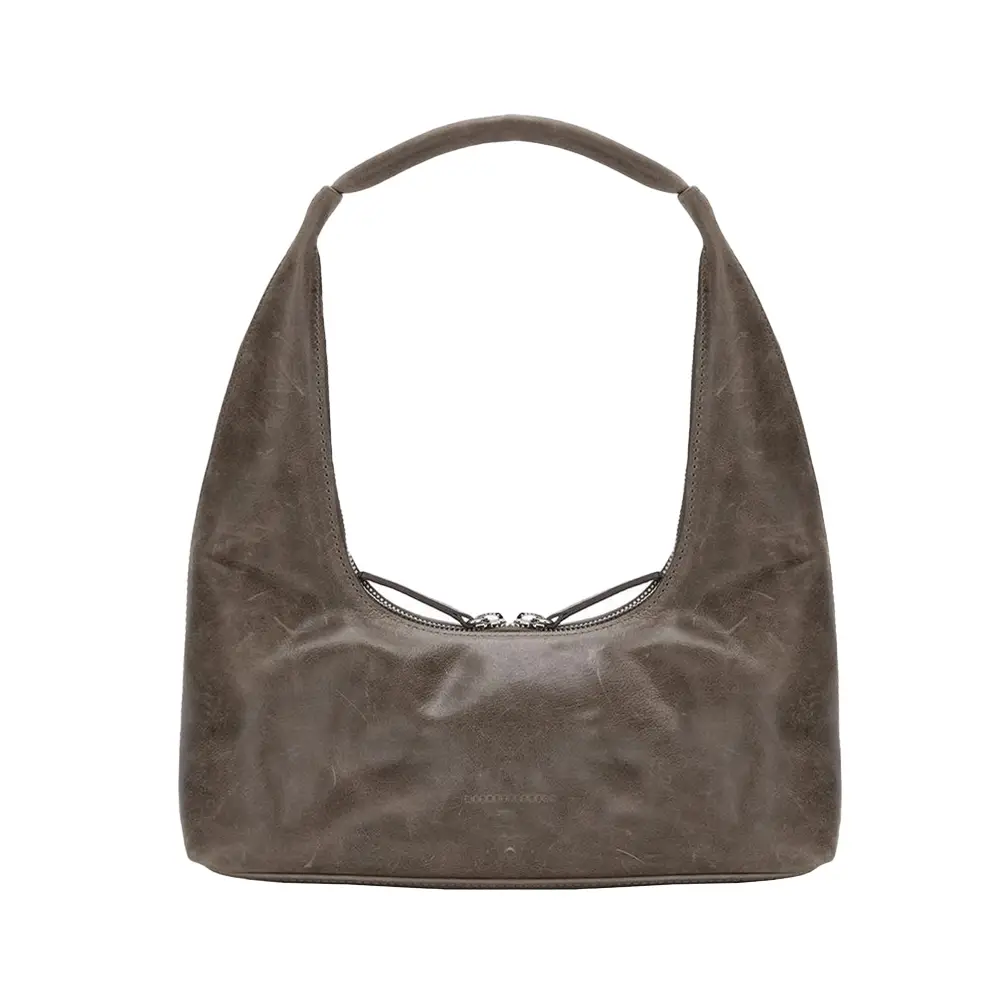[Margesherwood] ☆ / HOBO SHOULDER / beige crinkle Hobo Shoulder Bag