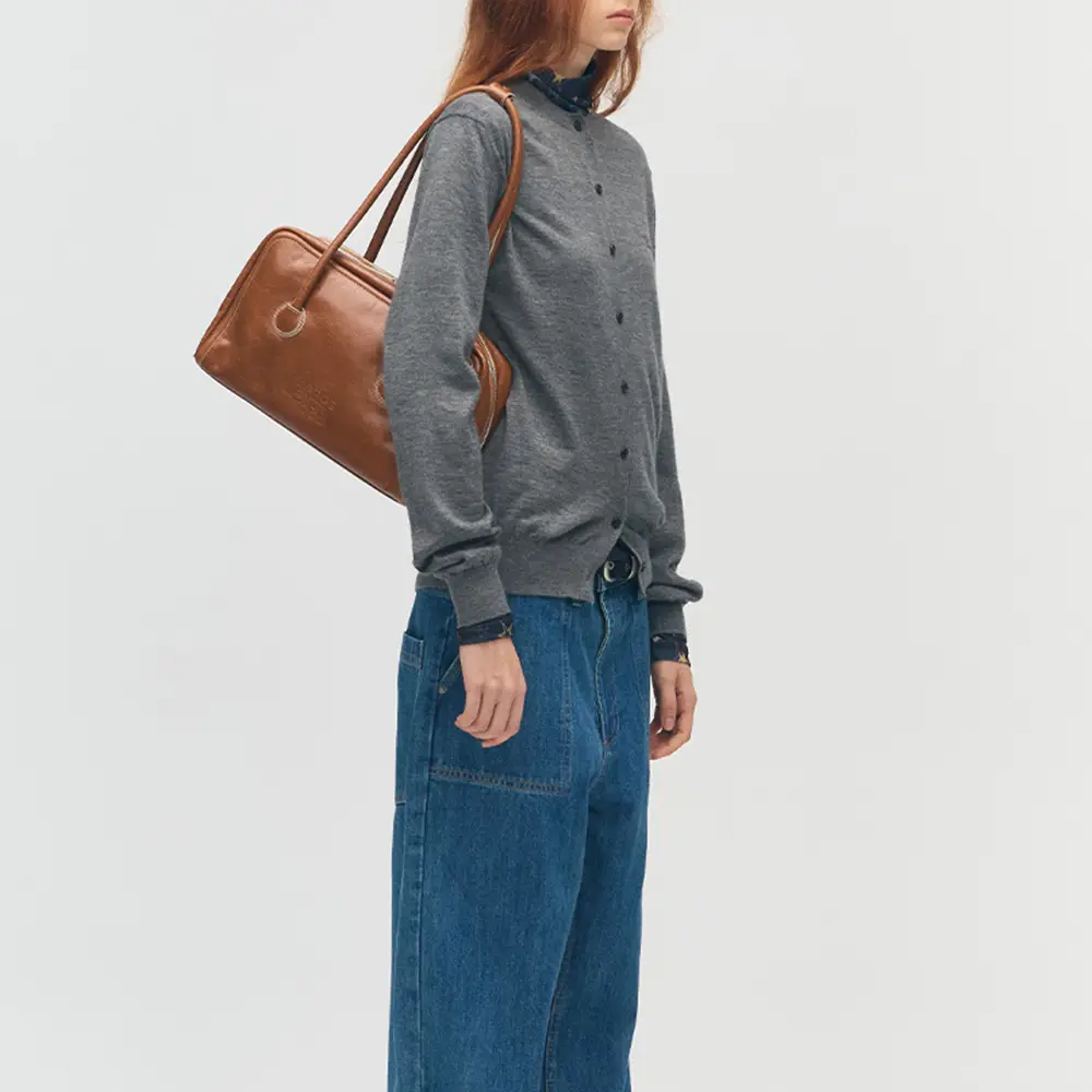 MARGESHERWOODソフトドットバッグ ヌバック ブラウン 日本未入荷☆SOFT BOSTON/全4色/MARGESHERWOOD (MARGE SHERWOOD