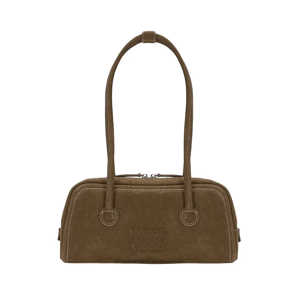 [MARGE SHERWOOD] SOFT BAGUETTE BAG ☆送料込☆ Marge sherwood Soft Baguette Bag, black plain, 100