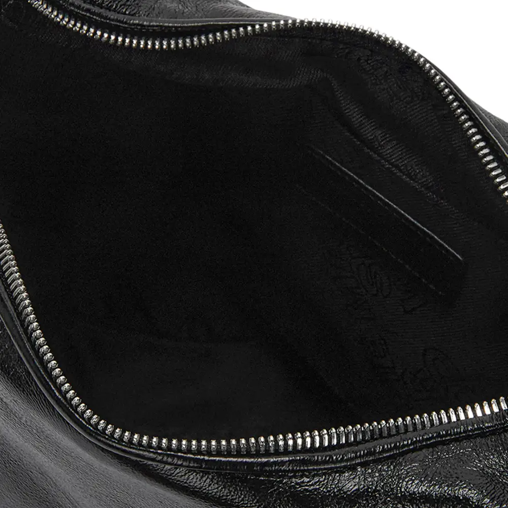 [MARGESHERWOOD] PUMPKIN BAG ★すぐ品切れ★ MARGESHERWOOD Pumpkin Large Bag in Black Glossy Plain | REVOLVE