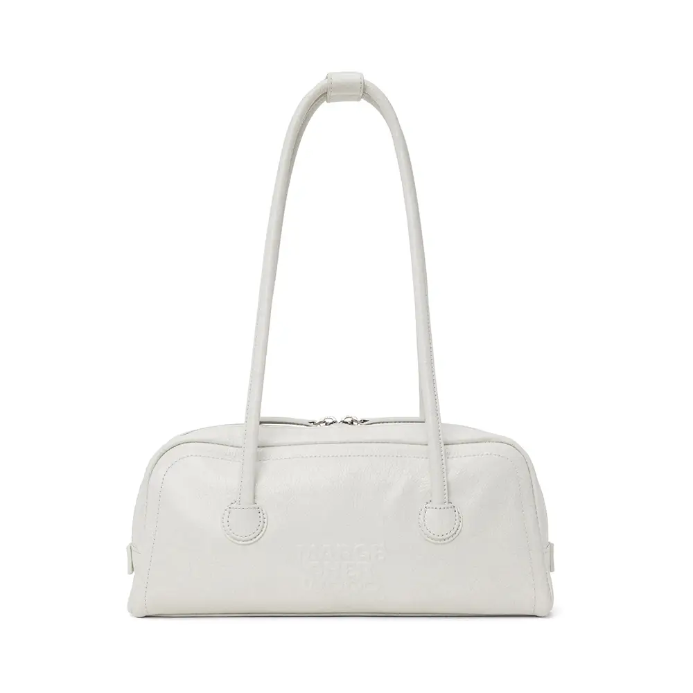 トートバッグ [Margesherwood] / SOFT BOWLING BAG / pale pink cracked Margesherwood Pink Soft Bowling Bag In Pale Pink Cracked