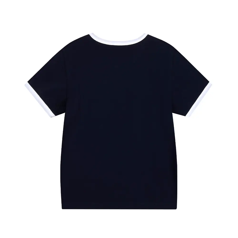 Tシャツ・カットソー MARITHE OUVEMENT CLASSIC LOGO RINGER T-SHIRTS Marithé François Girbaud W Classic Logo Ringer T-Shirt White