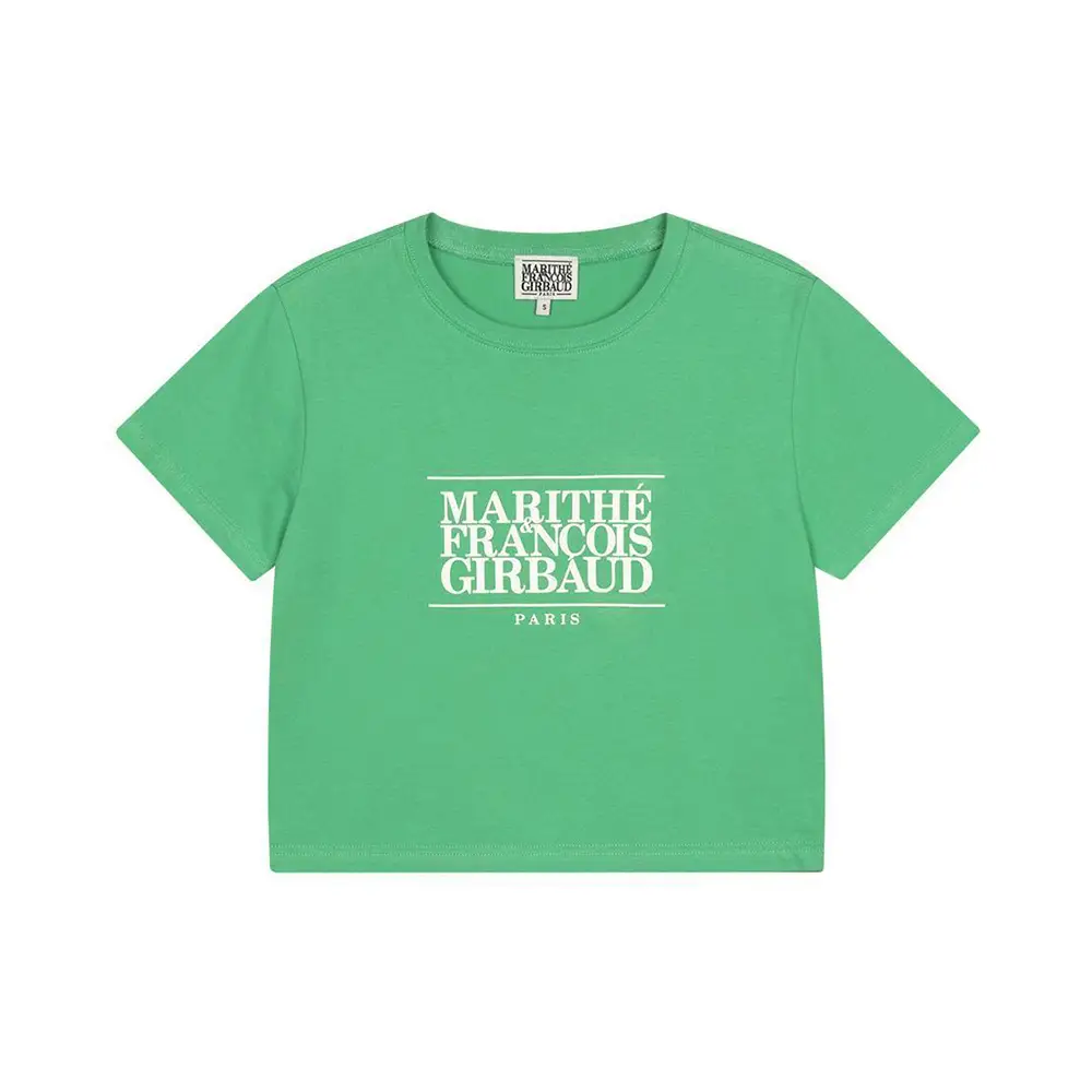 ★Marithe + Francois Girbaud★ W CLASSIC LOGO CROP TEE red W CLASSIC LOGO CROP TEE red - MARITHÉ+FRANҪOIS GIRBAUD