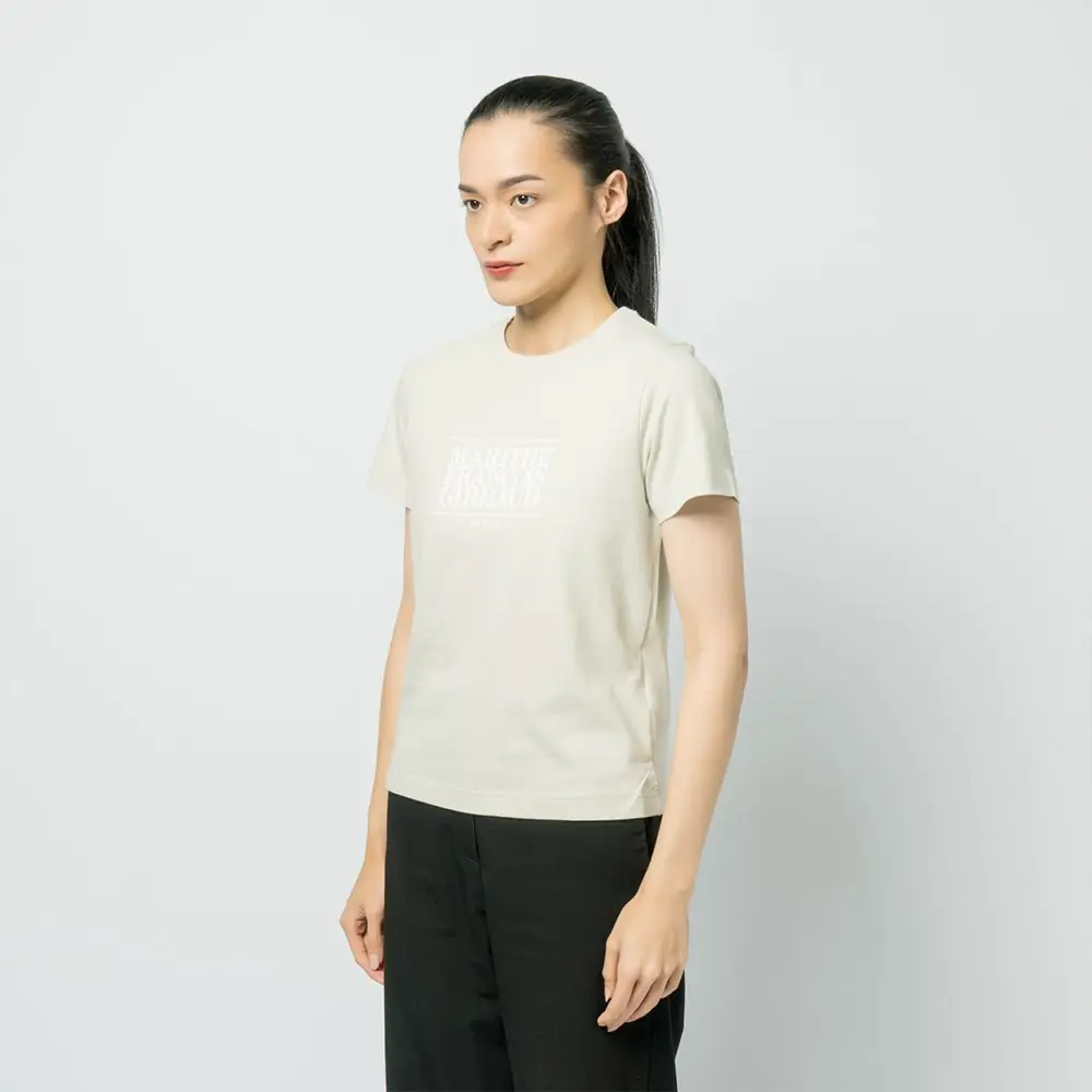 Tシャツ・カットソー Marithe + Francois Girbaud W CLASSIC LOGO TEE light green MF MARITHE FRANCOIS GIRBAUD] W CLASSIC LOGO TEE LIGHT GREEN